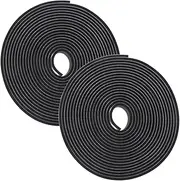 2 Roll Sealing Tape Self Adhesive Weather Stripping for Doors and Windows for Gaps Sealing and Insulation Easy to Install Strong Adhesive Non Degumming