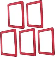 Alipis 5pcs Magnetic Picture Frame Versatile Display for Photos Certificates and Art Scratch Resistant for Refrigerators Cabinets and Lockers Attachment