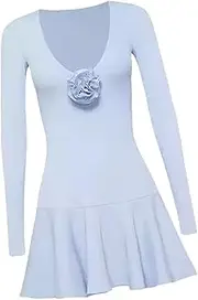[Oshhni] Womens Tennis Dress Gym Wear Gift with Bra for Running Beach Exercise Gym Summer