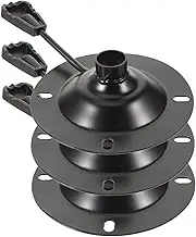 DOITOOL 3pcs Chair Swivel Base Plate Tilt Control Mechanism Replacement for Office and Task Chairs Easy Installation Design