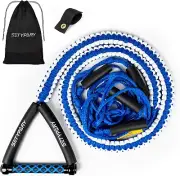 Wakesurf Rope Handle 25Ft Adjustable Wake Surf Rope Floating Watersport Ropes