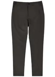 Paige Stafford Stretch-jersey Slim-leg Trousers - Khaki - 30 (W30 / S) 30 (W30 / S)