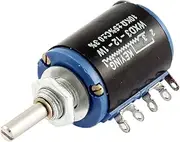 Aexit WXD3-12 (Control electrical) 4mm Shaft 5 Terminals Wirewound Potentiometer 10K (78ry729qf42) ohm 1Watt