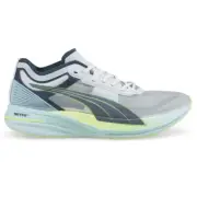 Puma Deviate Nitro Elite Racer Running Mens Grey Sneakers Athletic Shoes 195204