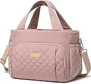 Artelaris Lunch Bag for Women, Insulated Lunch Box for Work, Large Leakproof Cooler Purse with Side Pockets & Removable Shoulder Strap Women's Lunch Tote Bag for Picnic Beach Cute Lunch Bags