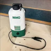 KIMO 4.3 Gallon Battery Powered Backpack Sprayer, 2PCS 20V 2.0Ah Battery & Fast Charger, 6 Nozzles, 31" Telescopic Wand, No Pump Needed
