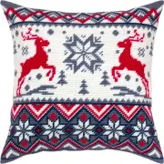 Tapestry Pillow Cover DIY kit "Winter" Needlepoint kit Printed canvas