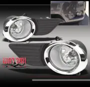 11-17 TOYOTA SIENNA JDM BUMPER DRIVING CLEAR FOG LIGHT+BLACK/CHROME COVER+SWITCH (for: Toyota)