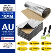 1~60pcs Firewall Sound Deadener Foam Heat Proof Insulation Noise Proofing Mats (for: Mitsubishi)