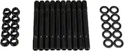 HAN-Store AU05 - Fit for ARP 207-4203 Cylinder Head Studs Pro Series Point Head Fit for 94-19 Mitsubishi EVO8 EVO9 4G63 7-Bolt 11mm (Color Name : Black)