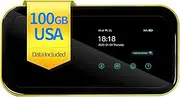 FREEBOT 4G LTE Mobile Hotspot with Touch Screen, Ultra-Slim Portable WiFi Router with US 100GB Data 60 Days, Connects Up to 10 Devices, Pocket Hotspot for Travel