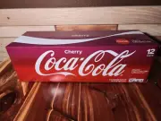 Coca Cola Cherry Soda Pop 12 Pack of 12 fl oz Cans Coke