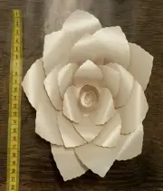 DIY Hand Made Paper Flower Roses 10 20 30 cm Backdrops Parties Wall Decorations