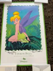 ❤️ Walt Disney Tinker bell Hand Signed Margaret Kerry and Eric Robinson 36X24