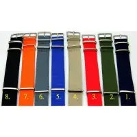 在飛比找蝦皮購物優惠-20mm~Nylon Watch Strap 尼龍NATO 