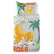 Official Disney Single Duvet Cover Set Kids Bedding Simba Lion King Roarsome