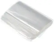 uxcell Clear Flat Open Poly Bags PE Plastic Retail Pouches 2 Mil 6x12 in for Hardware, Collectibles, Jewelry, Cards, Craft Supplies Pack of 100
