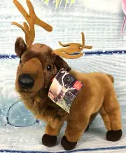 New Aurora 12" Elk w/ Tags Stuffed Realistic Science Classroom Deer Buck Animal