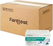 Fanttest 4 in 1 COVID-19 /RSV/Influenza A&B Antigen Test Kit for self-testing. 1 Carton = 600 Tests (150 x 4 Pack)