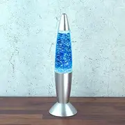 SATISFIRE Rocket Lamp - Lava Lamp - Touch Sensor - USB - Colour Changing or Fixed Colour - Decorative Lamp (Glitter Storm RGB)