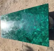 Malachite Dining Table | Malachite Table Top | Green Entryway Table | Home Decor