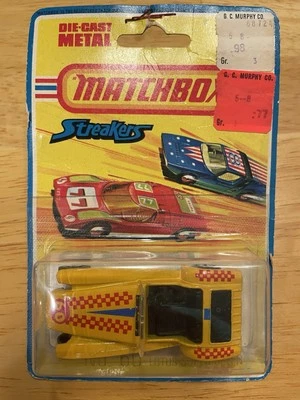 MATCHBOX 23-D AUDI QUATTRO WHITE, MAROON/BROWN SMOKE WINDOWS on orginal card MIP