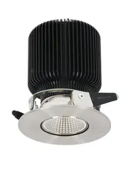 MFL By Masson Accent Gimble LED Dimmable Brushed Chrome Downlight in Cool White
