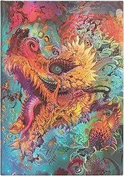 Humming Dragon (Android Jones Collection) Midi Unlined Hardcover Journal: Hardcover, 120 gsm, ribbon marker, memento pouch, elastic closure