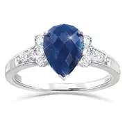 1.25-Carat Sapphire Serenade Genuine Gemstone Ring