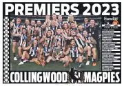 PREMIERS 2023 Collingwood magpies AFL football team poster,BARGAIN,CHAMPIONS