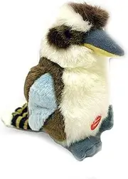 Wild Republic Blue Winged Kookaburra Plush with Authentic Bird Calls, Stuffed Animal, Plush Toy, Australian Birds, Birds with Sound, 6"