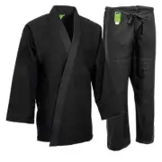 NEW ProForce Gladiator BJJ Jiu Jitsu Uniform Kimono Gi - Black - Size A1 or A2