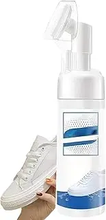 [Generic] Sneaker Cleaner White Shoe,200ml Gym Shoe Cleaner - Gentle And Effective Dirt Remover With Built-in Brush For Basketball Mesh Canvas Sports Sneakers