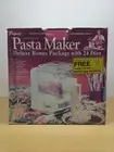Popeil P400 Deluxe Pasta Maker w/ 24 Dies, Inside Egg Scrambler, Ravioli Cutter+