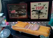 NIB Classics Collection 1959 Cadillac Eldorado Model Car & Clock Desk Set