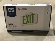 Lithonia L. Contractor Select ECC Series 120/277-Volt LED White & Green Exit