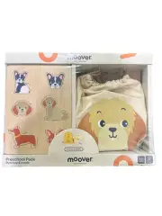 Moover Premium wooden toys for kids & Toddler. Puzzle, Dog, Bag, Gift Set