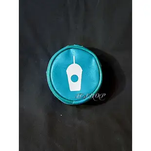 星巴克 STARBUCKS 2015年星冰樂 「Frappuccino湖水綠 鑰匙零錢包 」全新