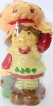 New Vintage Strawberry Shortcake Candle Wax Figure Sealed American Greetings