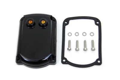 Magneto Black Top Cover fits Harley Davidson