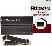 Liftmaster Replacement 315Mz 1Button Garage Door Remote Control with Visor Clip