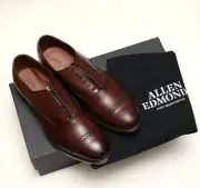 Allen Edmonds Fifth Avenue Mahogany Brown Cap Toe Oxford Dress Shoes Men’s 8.5 D