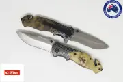 Pocket Folding Knife - Damascus Blade, Camping, Fishing, Survival, Hunting