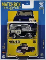 MATCHBOX 2022 COLLECTORS SERIES BLUE 1953 FORD C.O.E. TRUCK REAL RIDERS!
