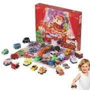 2024 Cars Advent Calendar 24 Days Countdown Calendar Pull Back Vehicle Toy Cars