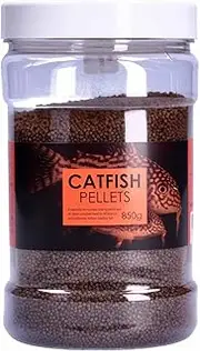 Catfish Pellets 850g Tub - Sinking Fish Food Pellets for Catfish, Coldwater and Tropical Fish