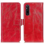 Leather Phone Case for Sony Xperia 1 V,Retro Stand ic Wallet Phone Cover Shell