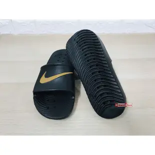 【Drawer】NIKE KAWA SHOWER SLIDE 防水拖鞋 運動拖鞋 無海棉 NIKE拖鞋 拖鞋 防水 黑金