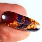 15.48 ct Remarkable Fancy (31 x 11 mm) Multi Australian Koroit Boulder Opal