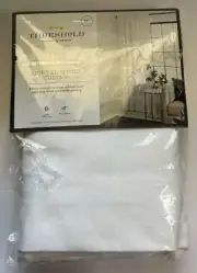 Threshold One Panel Light Filtering Window Curtain - White 54" x 84"